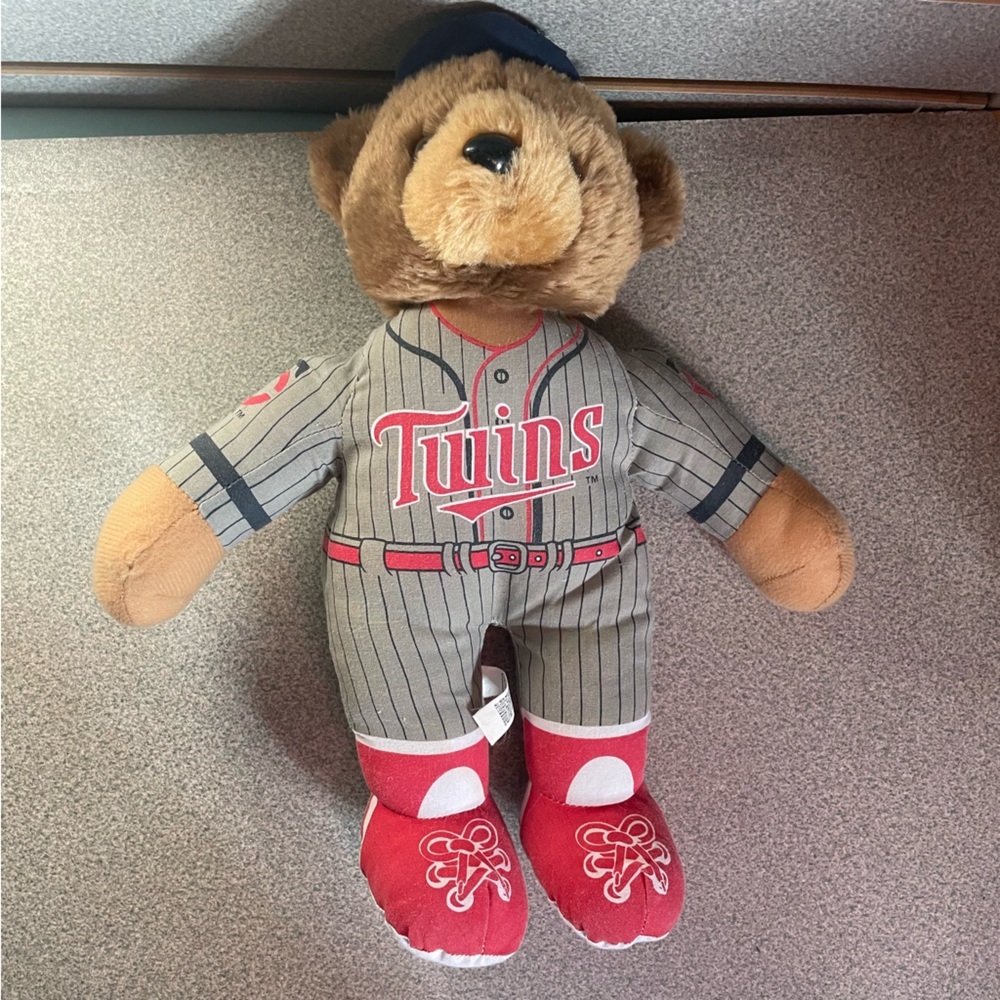 Vintage Good Stuff MLB 1998 Minnesota Twins Teddy Bear 9” Stuffed Animal Plush